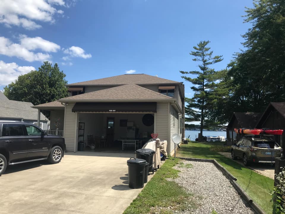 Brown Residential Awning